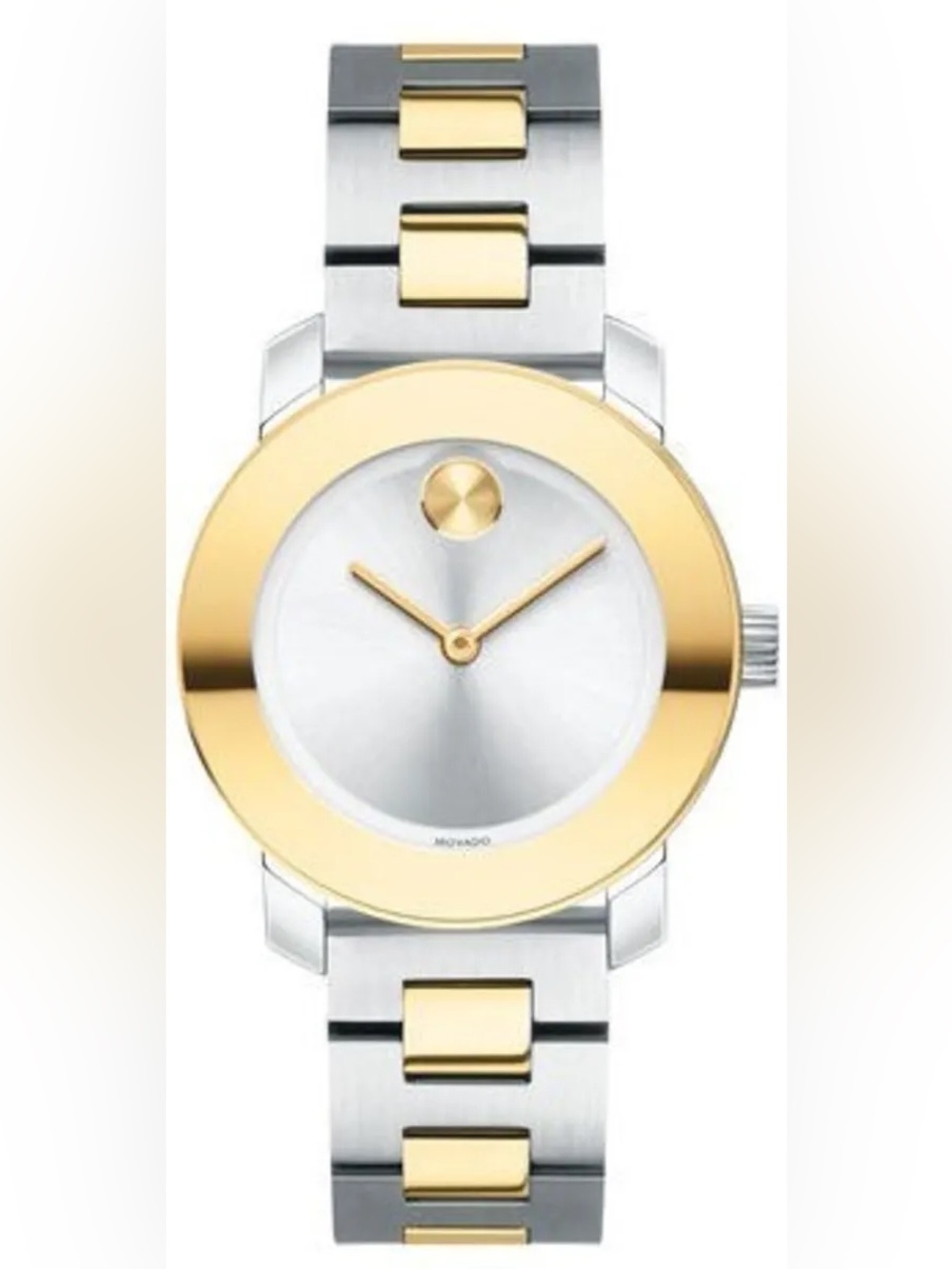 Movado Bold Two Tone Gold Watch